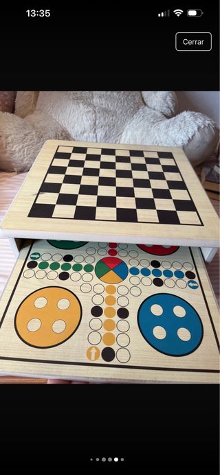 Juego de mesa de madera