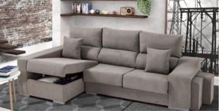 Sofá chaise longue gris Master Colchones