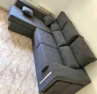 Sofá chaise longue gris Master Colchones