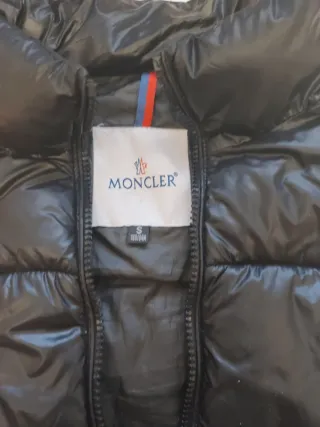 Chaleco Moncler Negro Nuevo sin etiquetas