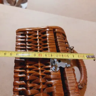 Bolso mimbre antiguo pequeño