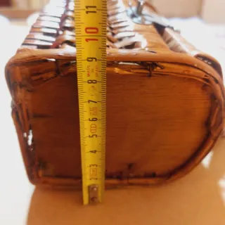 Bolso mimbre antiguo pequeño