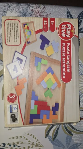 Puzzle Tangram Tetramino Playtive 82 piezas