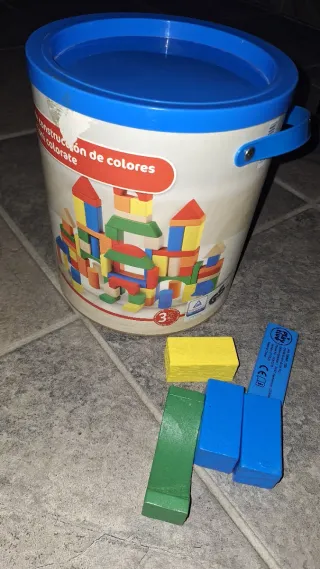 Bloques de construcción de madera