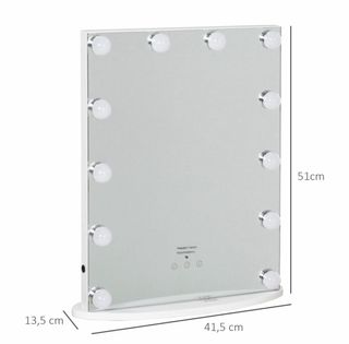 Espejo Maquillaje con Luces LED