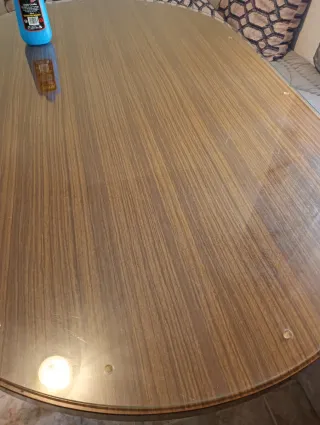 Mesa camilla 1.50m con cristal