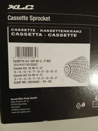 Cassetta 10v 12-27 Shimano HG