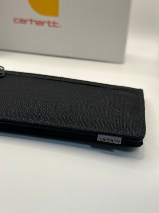 Cartera Carhartt Negra Original Larga - Nueva