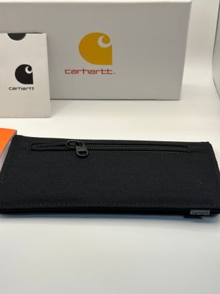 Cartera Carhartt Negra Original Larga - Nueva