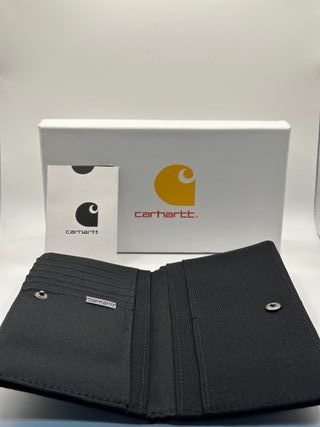 Cartera Carhartt Negra Original Larga - Nueva