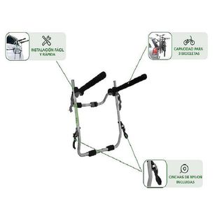 PORTABICICLETAS TRASERO GO BIKER EASY 3 BICICLETAS