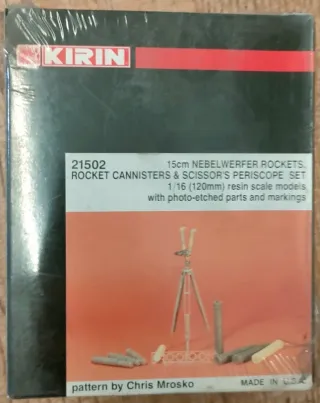Kirin 1/16 15cm Nebelwerfer Rockets Set