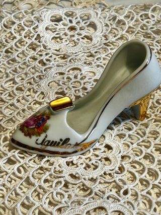 Cenicero Zapato Porcelana vintage