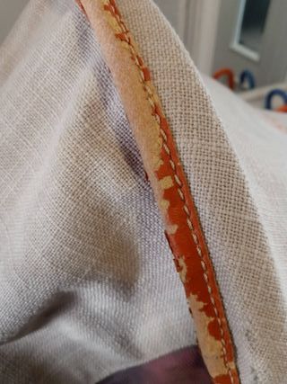 Silla de paseo Maclaren plegable beige y naranja