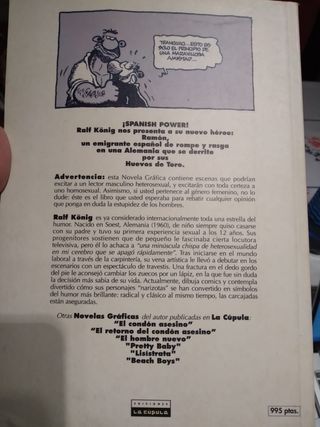 Huevos de Toro de Ralf Konig. Novela Grafica