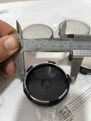 4 Tapas Centro Llantas Citroën 60mm Plata