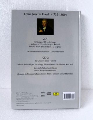 Libro + 2 CDs Haydn: Sinfonías y La Creación