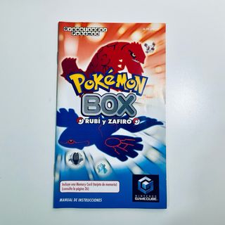Pokémon Box Rubí y Zafiro Nintendo GameCube NGC