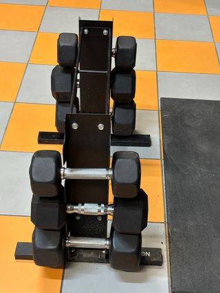 Pesas 7.5/10 y 15 kg con soporte