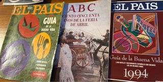 Periódicos número 1 y revistas de diferentes temas