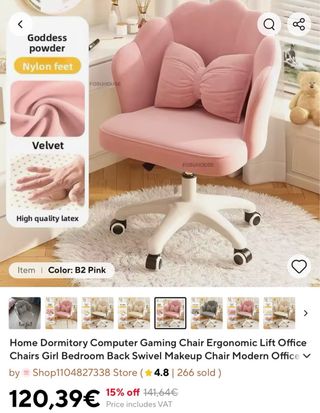 Silla de escritorio giratoria