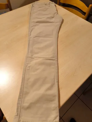 Pantalone lungo color beige firmato Jaggy