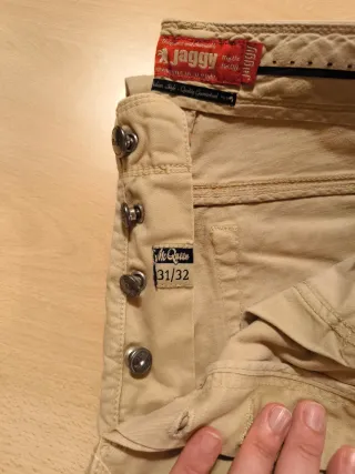 Pantalone lungo color beige firmato Jaggy