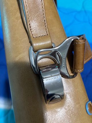 Borsa Piquadro Pelle Marrone Valigetta Blue Square