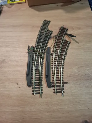 2 Desvíos Eléctricos HO Curvos