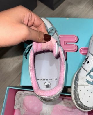 Scarpe Chiara Ferragni Donna Bianco Argento