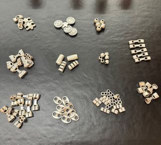 Lote abalorios, cuero y accesorios DIY