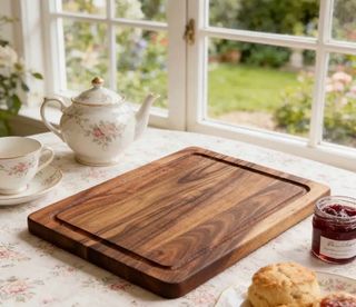 Tabla de cortar madera nueva sin usar