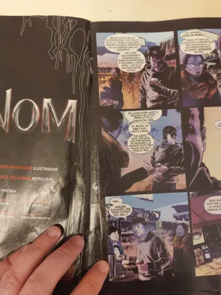 Cómic Venom promocional película