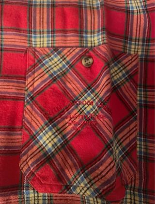 Camicia scozzese uomo taglia XL