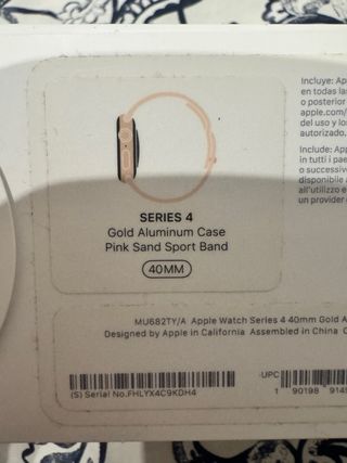 Apple Watch Series 4 Oro Rosa