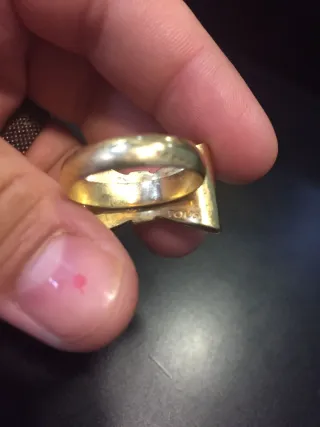 Anillo Lazo Dorado Original