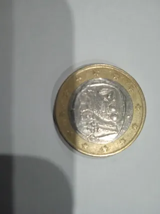 Moneda 1 Euro Búho Grecia 2002