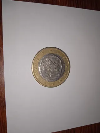 Moneda 1 Euro Búho Grecia 2002