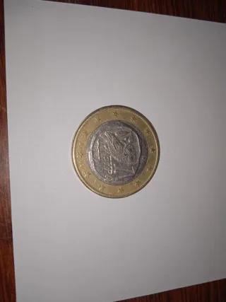 Moneda 1 Euro Búho Grecia 2002