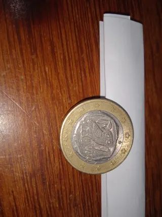Moneda 1 Euro Búho Grecia 2002