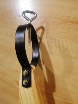 Soporte Jamonero Madera y Metal