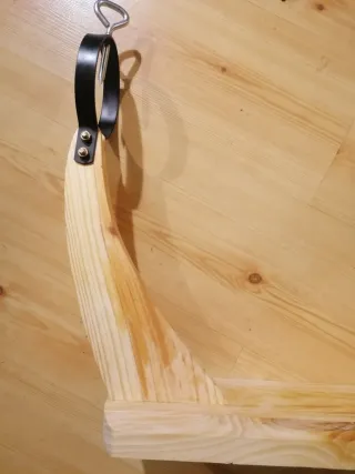 Soporte Jamonero Madera y Metal