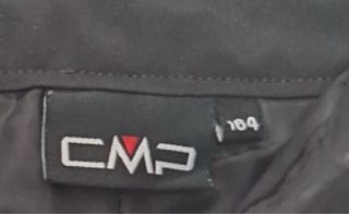 Pantalones de esquiar CMP negros con tirantes