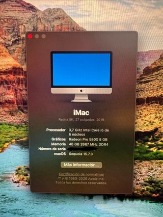 iMac 27 5K 2TB 2019