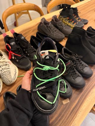 Nike Blazer Low Off-White Negro Verde