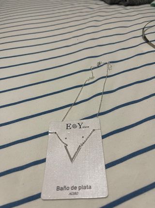 Gargantilla EOY Elena Baño de Plata Acero