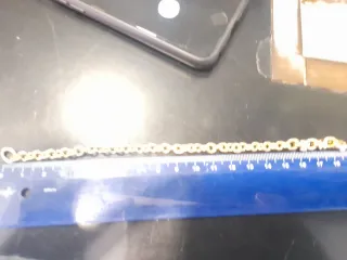 Pulsera cadena eslabones oro