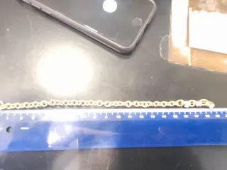 Pulsera cadena eslabones oro