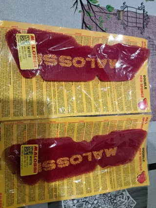 Filtro aire Malossi Doble Esponja Roja
