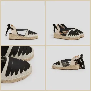 Alpargatas Beige y Negras